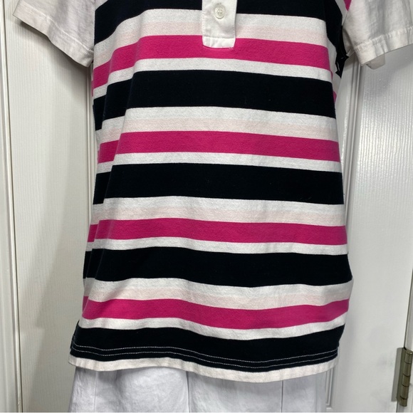Puma Striped Polo Shirt Y2K - Picture 3 of 11